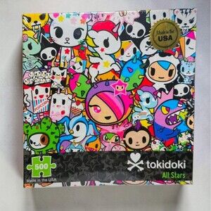 Tokidoki All Stars 500 Pc Puzzle Re-Marks NIB Kawaii Pop Art Collectible Gift